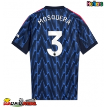 Camisa de Futebol Arsenal Cristhian Mosquera #3 Equipamento Secundário 2025-26 Manga Curta